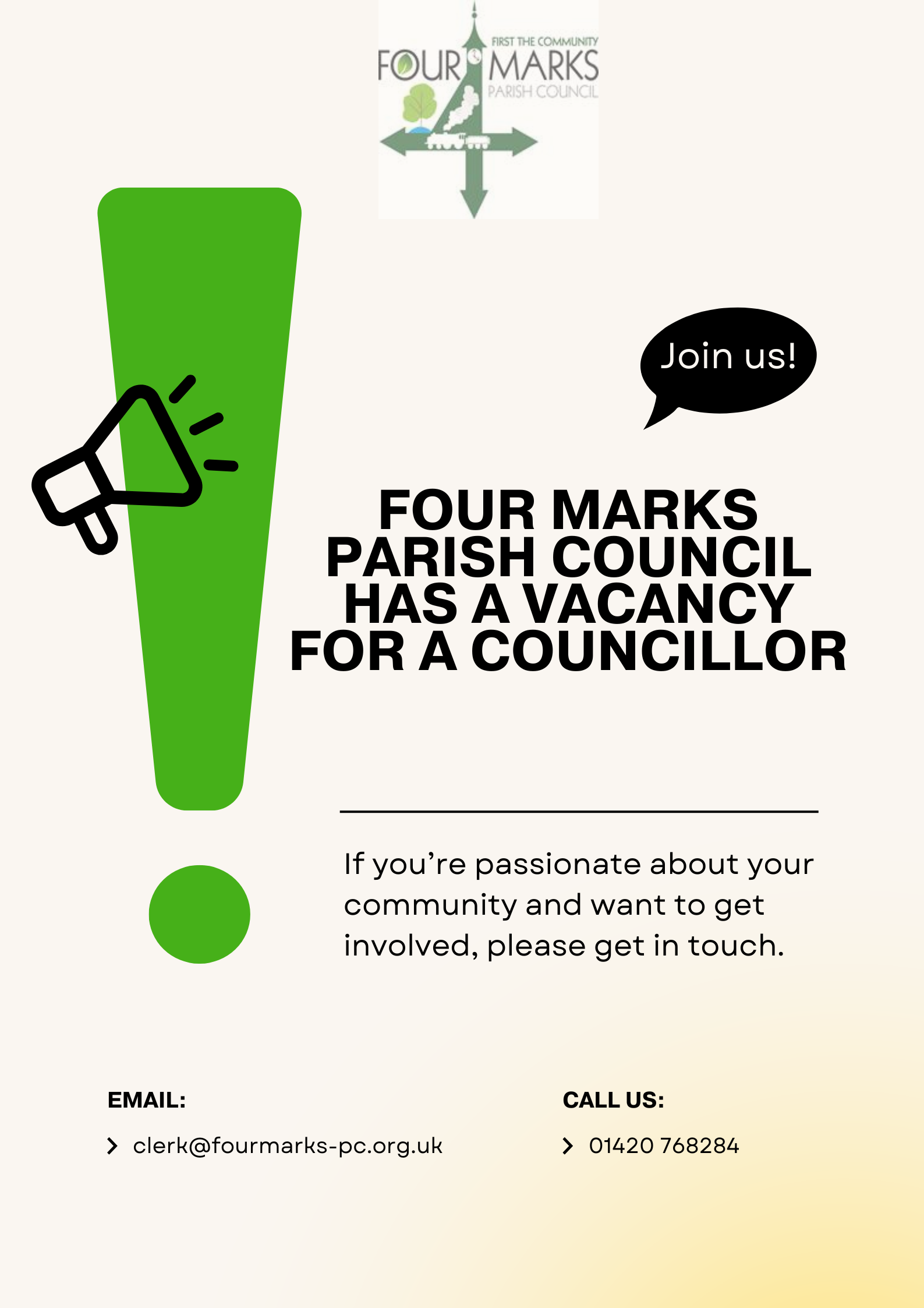 Councillor vacancy